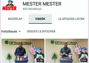 Ismeri a MESTER YouTube csatornáját?