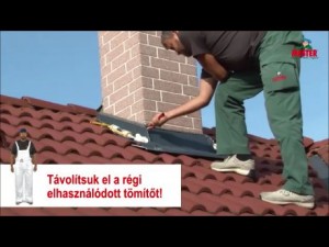 Kémény és bádog tömítése (videó)