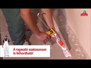 Díszléc ragasztása (videó)
