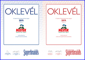 Újra Superbrands sikerek a MESTER márkának